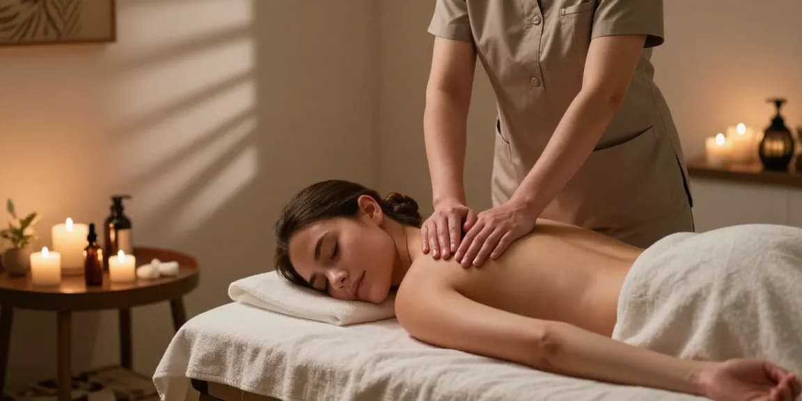 Experience premium 영등포출장안마 with a professional therapist in a serene home setting, showcasing relaxation and tranquility.