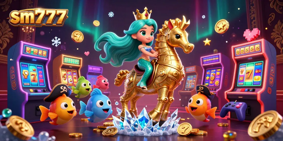 Play and win with sm777 at its vibrant online casino, featuring colorful slot reels and epic jackpot counters!