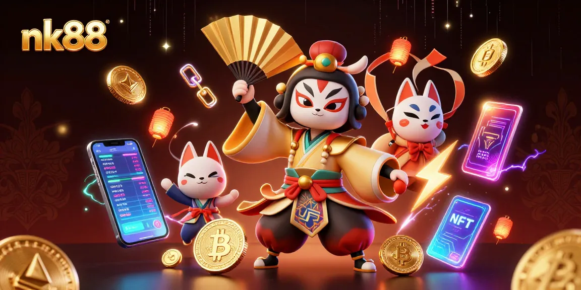 Experience thrilling gameplay at nk88 with a kabuki warrior winning at the casino.