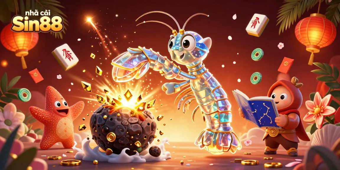 Engage with the exciting world of nhà cái Sin88, where the galactic samurai shrimp explodes with winning gems!
