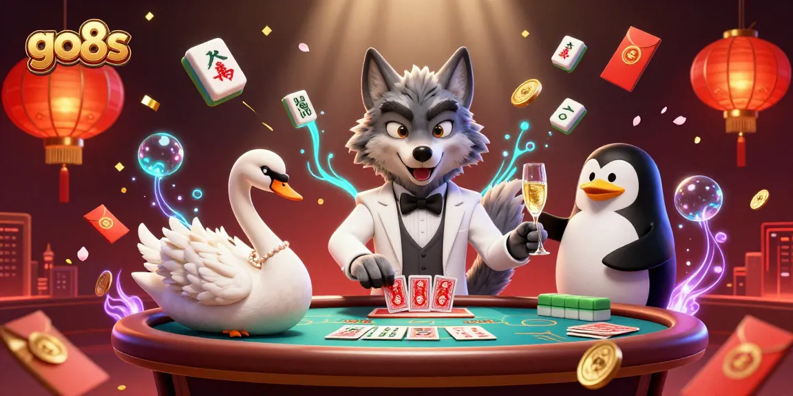 Join the go8s baccarat table with animated characters and festive casino elements for unmatched excitement.
