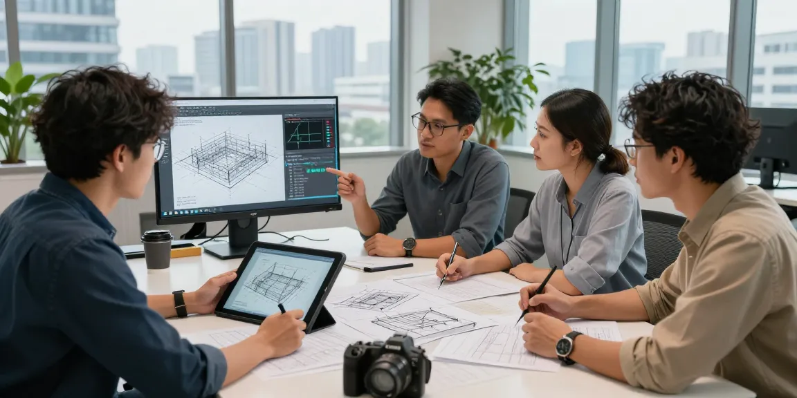 Structural Engineering Consultant USA team collaborating in modern office space with advanced engineering tools.