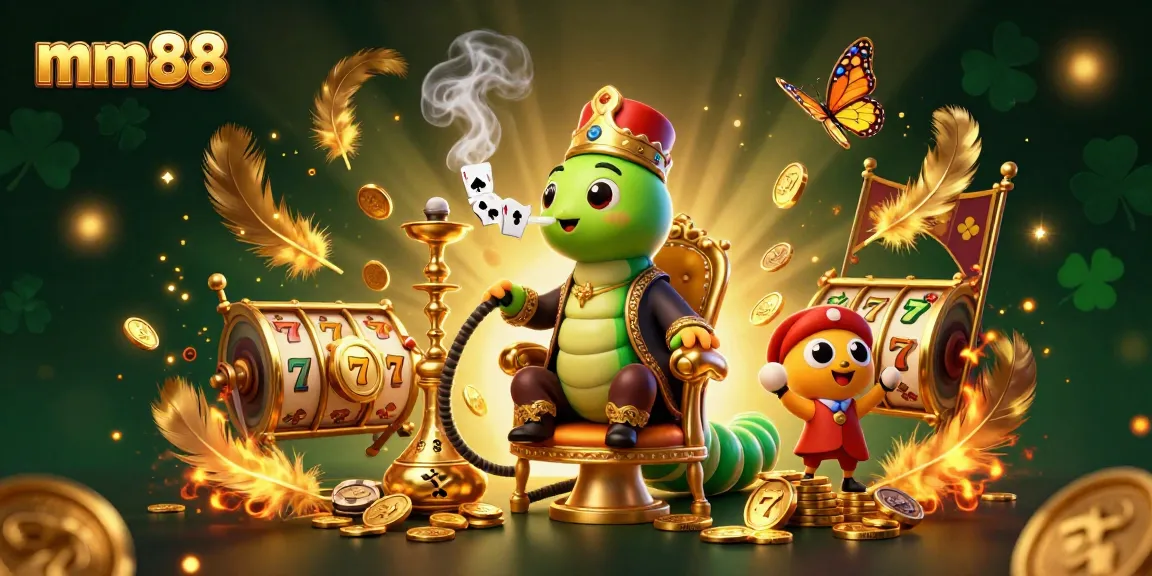 Experience winning strategies with mm88 in this vibrant casino illustration featuring captivating game elements.
