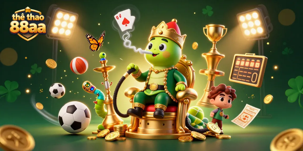 Experience the thrill of thể thao 88aa with an imaginative illustration blending sports betting excitement and engaging game elements.