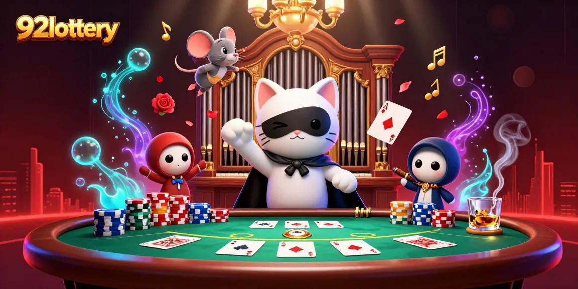 Experience the thrill at 92lottery with dramatic gaming scenes set in a vibrant casino environment.