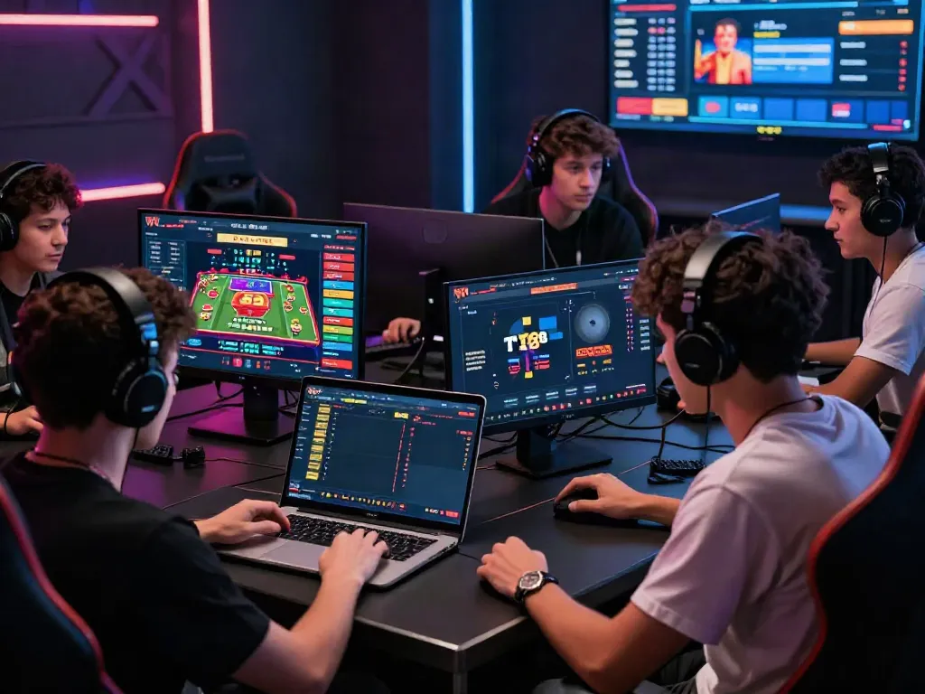 Engaged players experiencing nhà cái tx88 online betting platform in an immersive gaming environment.