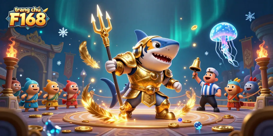 Engage in thrilling gameplay at trang chủ F168 with dynamic underwater casino action featuring vibrant 3D characters.