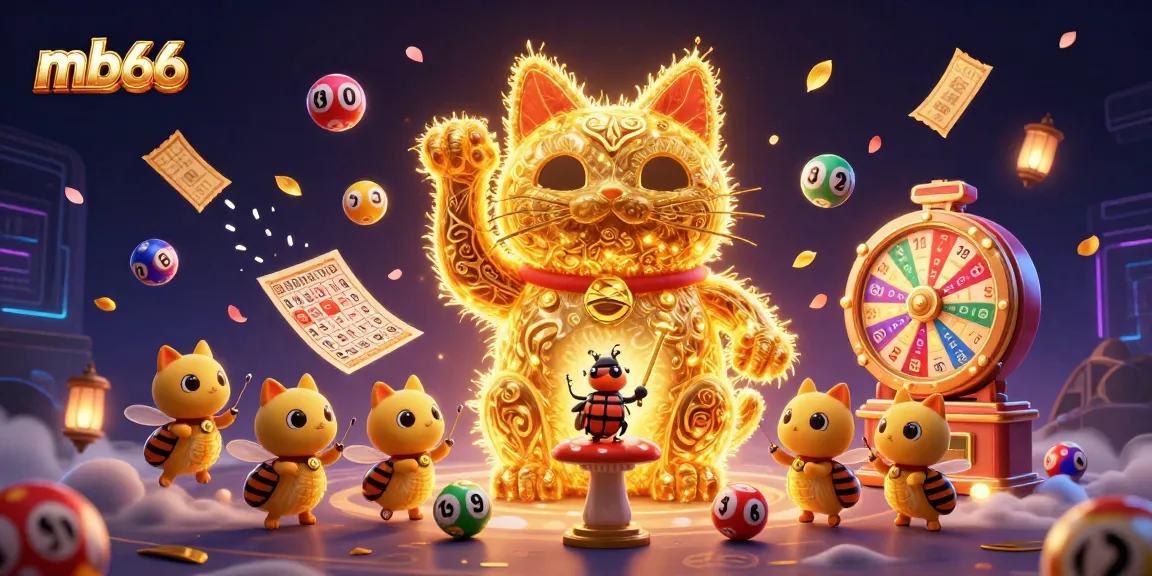 Engage with mb66 as a lucky cat and a conductor beetle animate the excitement of casino games.