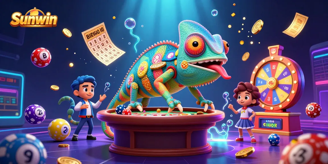 Sunwin captivates players with a chameleon casino owner and dynamic lottery elements.