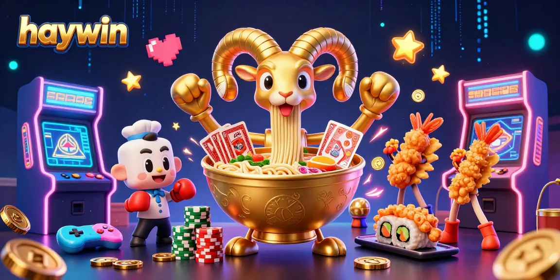 Experience the dynamic gameplay of haywin with a vibrant gambling scene featuring animated characters and casino elements.
